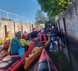 An der Schleuse bei der Großen Runde 2023