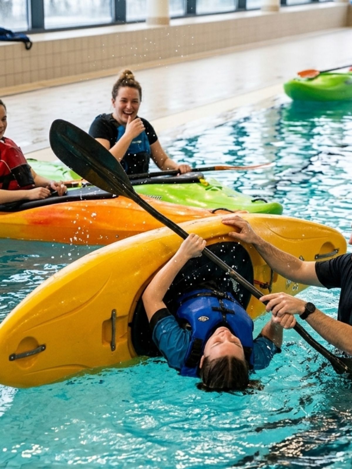 Kentertraining im Schwimmbad